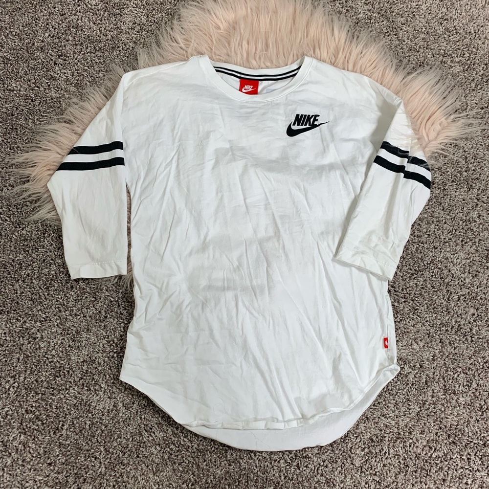 Nike quarter sleeve tee just do it